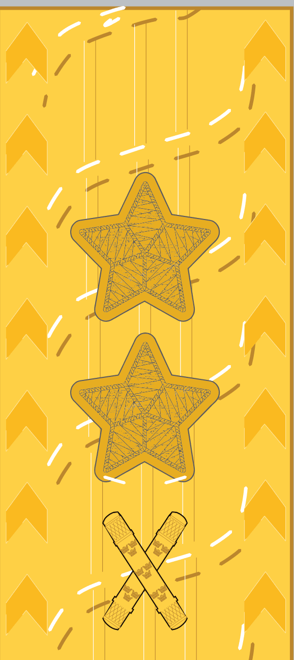 Gradbeteckning Generalmajor (OF-7) – Armén & Hemvärnet