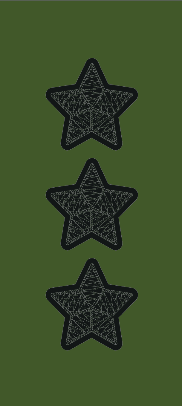 Gradbeteckning Generallöjtnant (OF-8) – Fältuniform