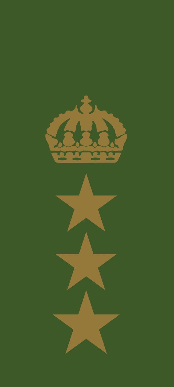 Gradbeteckning Överste (OF-5) – Fältuniform