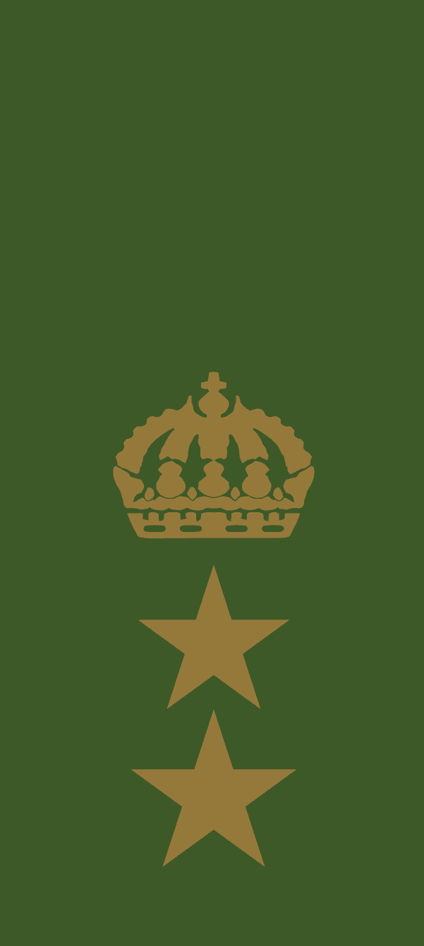 Gradbeteckning Överstelöjtnant (OF-4) – Fältuniform