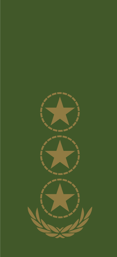 Gradbeteckning Överfanjunkare (OR-7) – Fältuniform