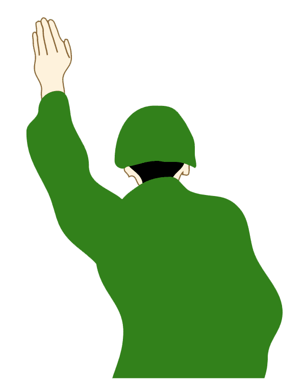 Handtecken: Halt